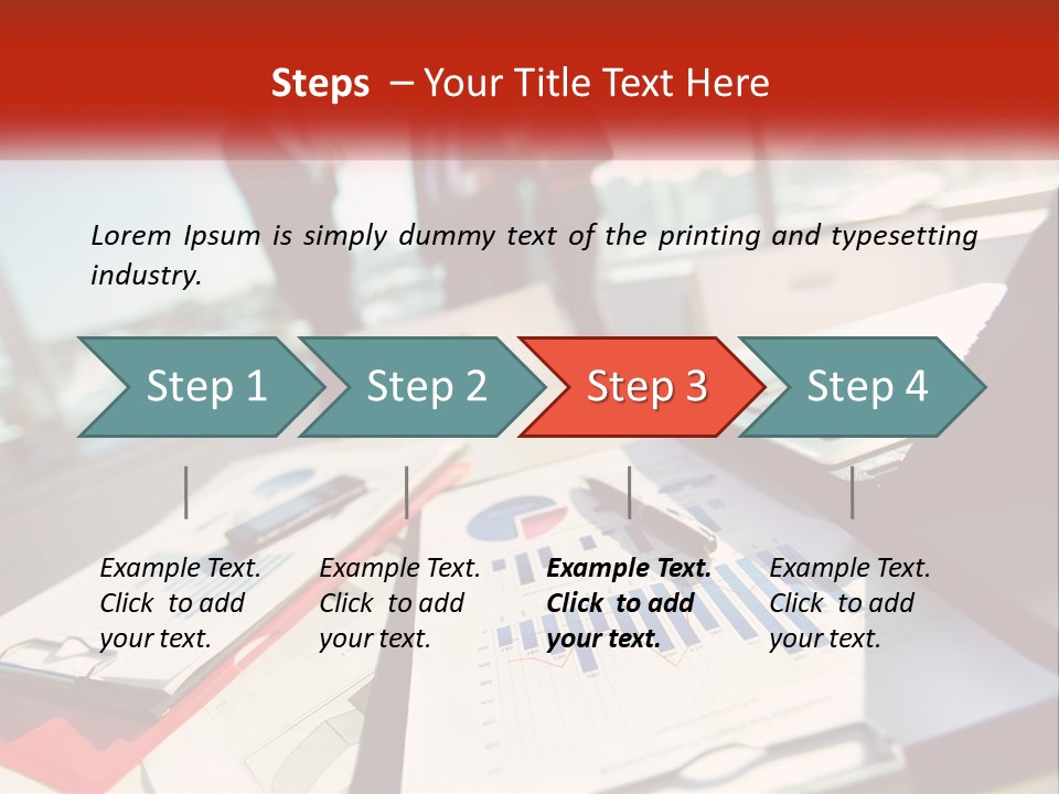 Skyscraper Global Town PowerPoint Template