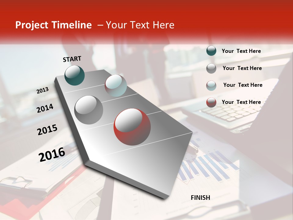 Skyscraper Global Town PowerPoint Template