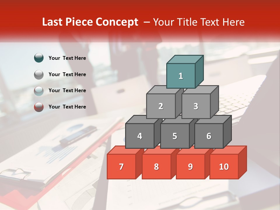 Skyscraper Global Town PowerPoint Template