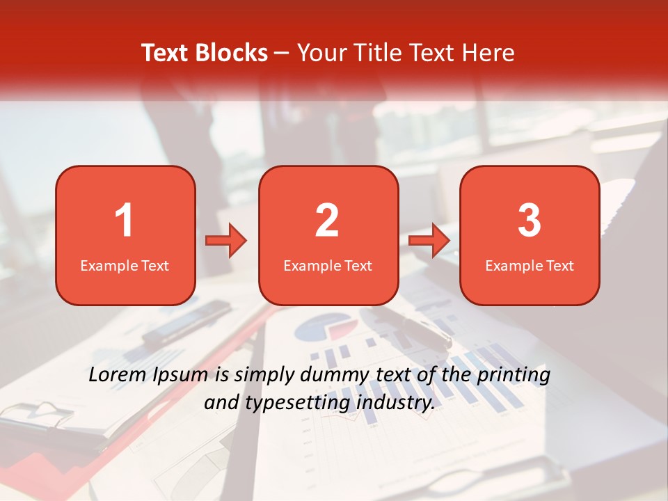 Skyscraper Global Town PowerPoint Template