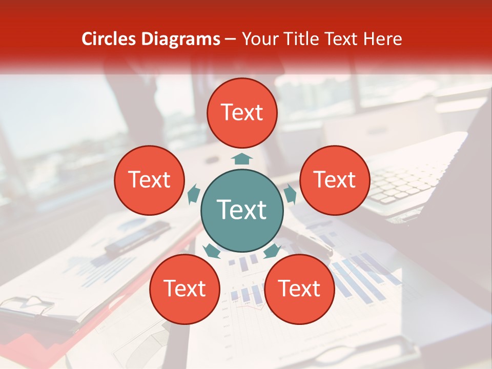 Skyscraper Global Town PowerPoint Template