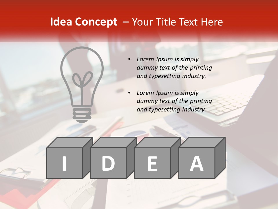 Skyscraper Global Town PowerPoint Template