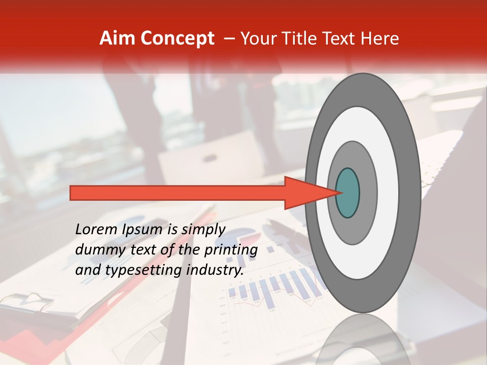 Skyscraper Global Town PowerPoint Template