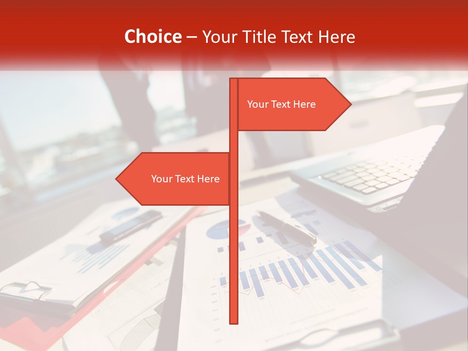 Skyscraper Global Town PowerPoint Template
