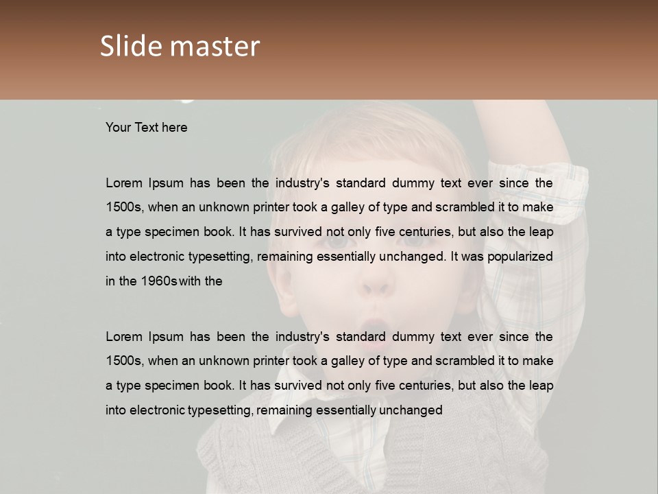 Background Big Cube PowerPoint Template