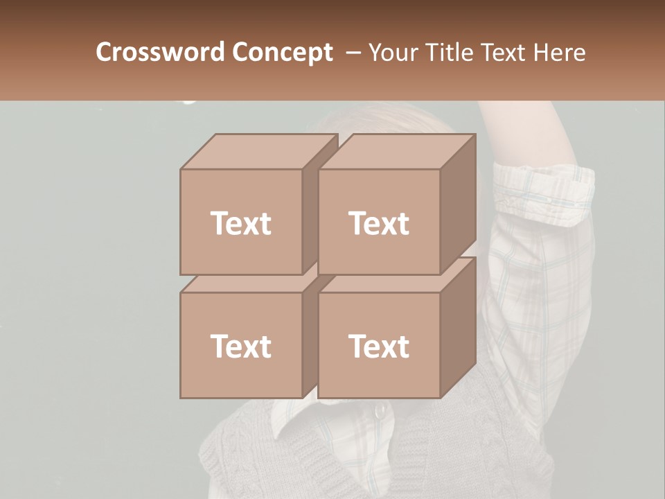 Background Big Cube PowerPoint Template
