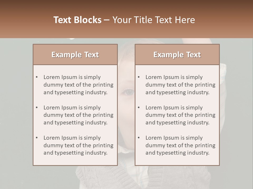 Background Big Cube PowerPoint Template