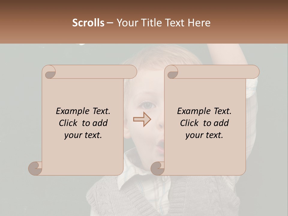 Background Big Cube PowerPoint Template