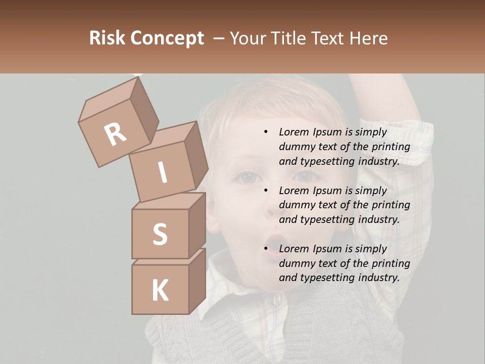 Background Big Cube PowerPoint Template