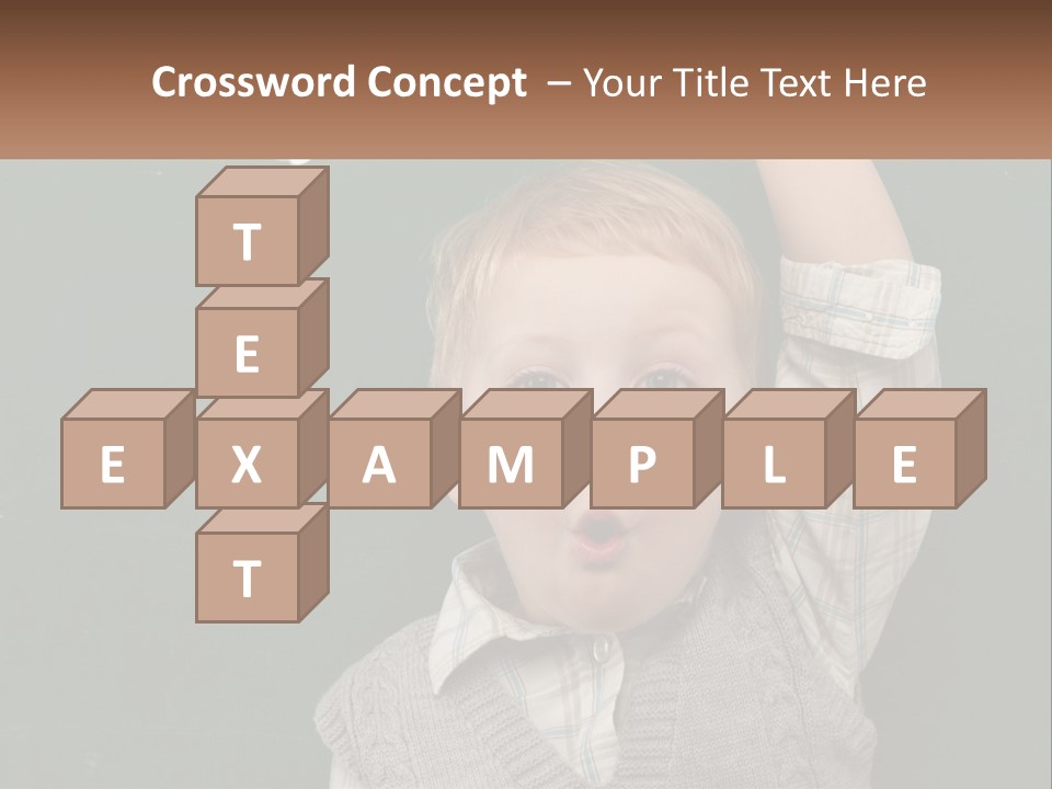 Background Big Cube PowerPoint Template