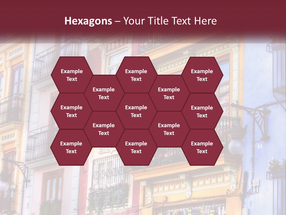 View Downtown Urban PowerPoint Template