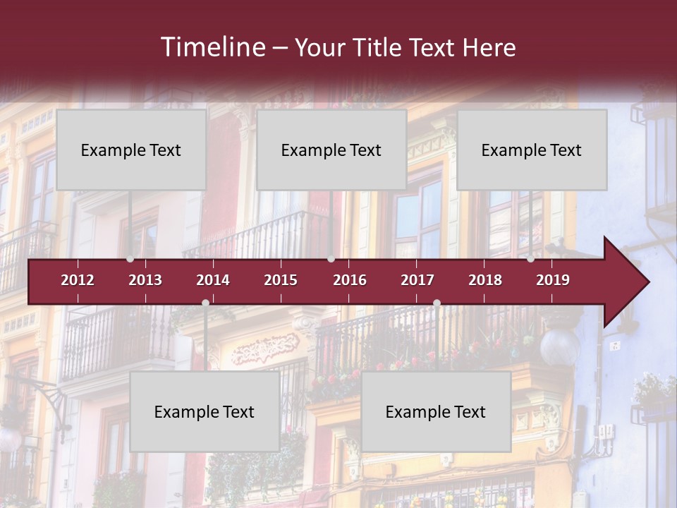 View Downtown Urban PowerPoint Template
