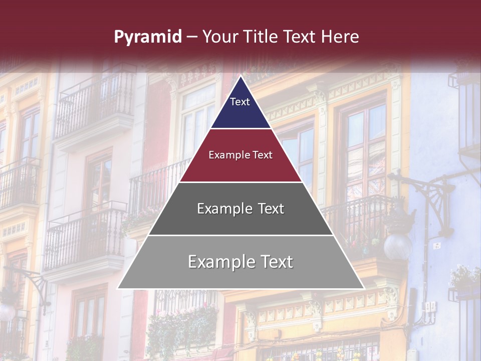 View Downtown Urban PowerPoint Template