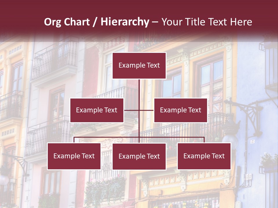 View Downtown Urban PowerPoint Template