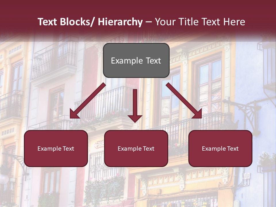 View Downtown Urban PowerPoint Template