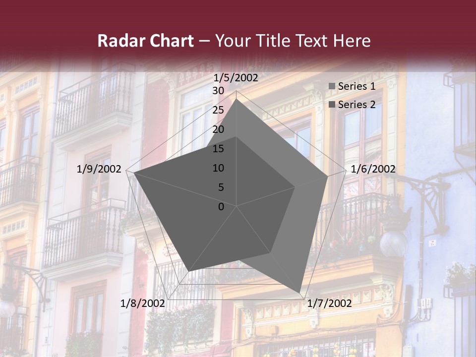 View Downtown Urban PowerPoint Template
