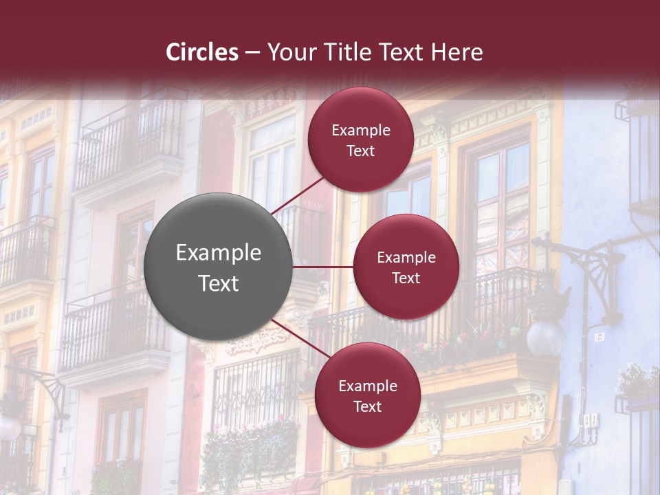 View Downtown Urban PowerPoint Template