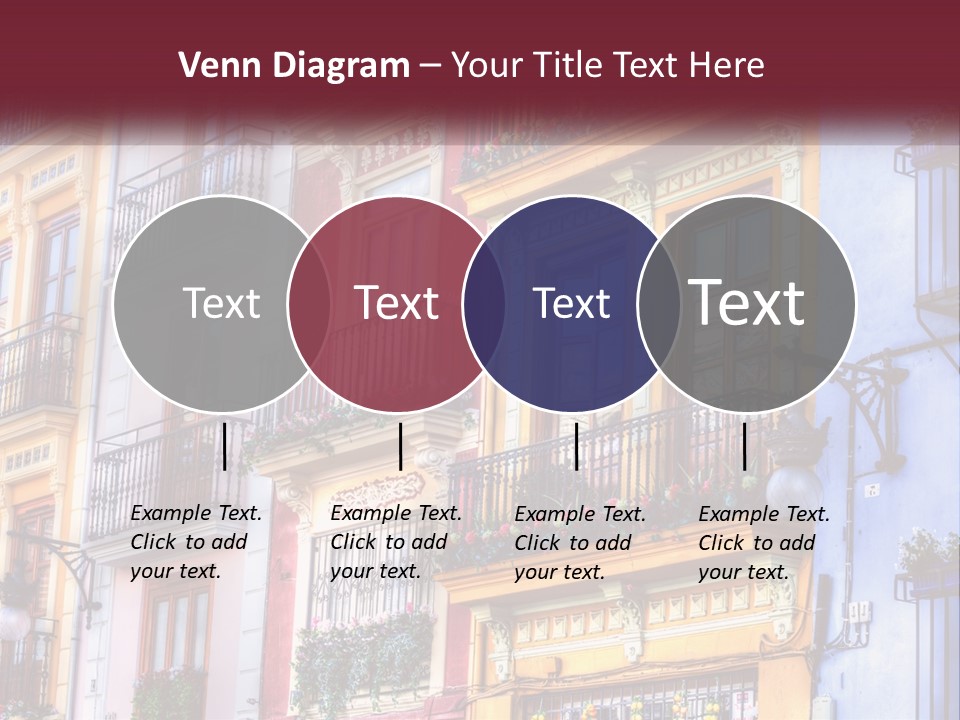 View Downtown Urban PowerPoint Template