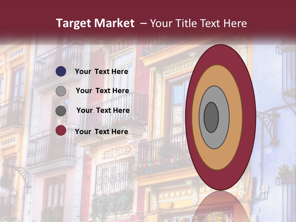 View Downtown Urban PowerPoint Template