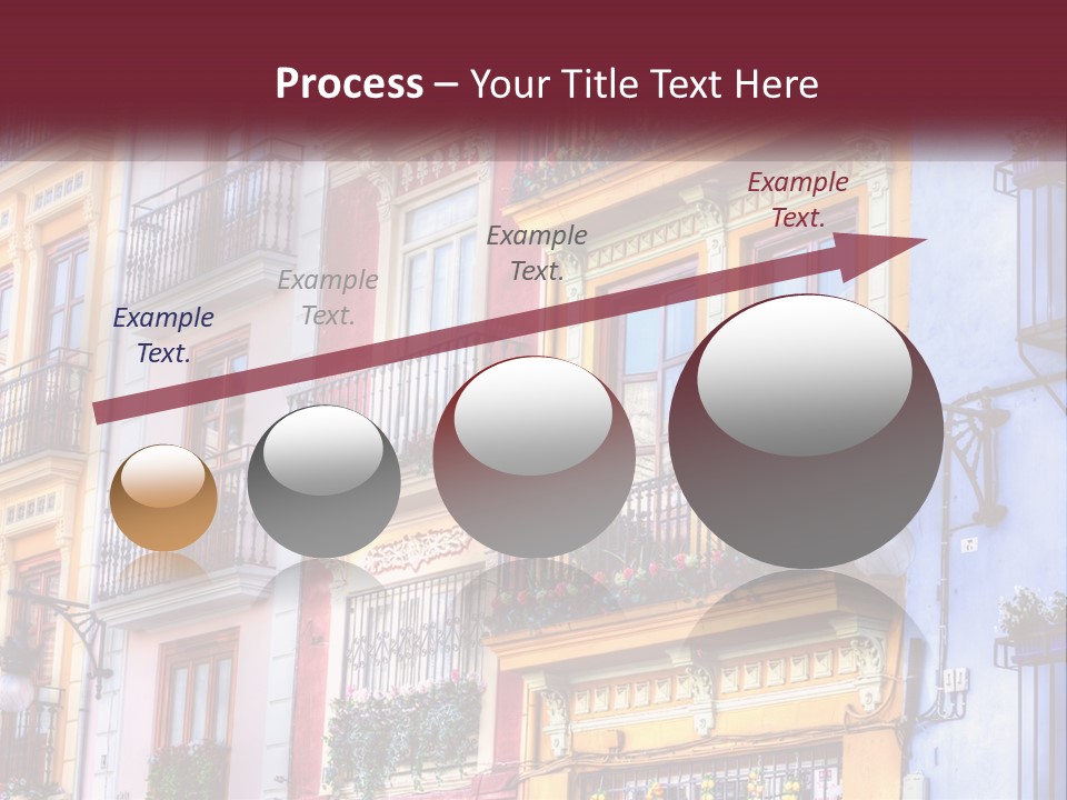 View Downtown Urban PowerPoint Template
