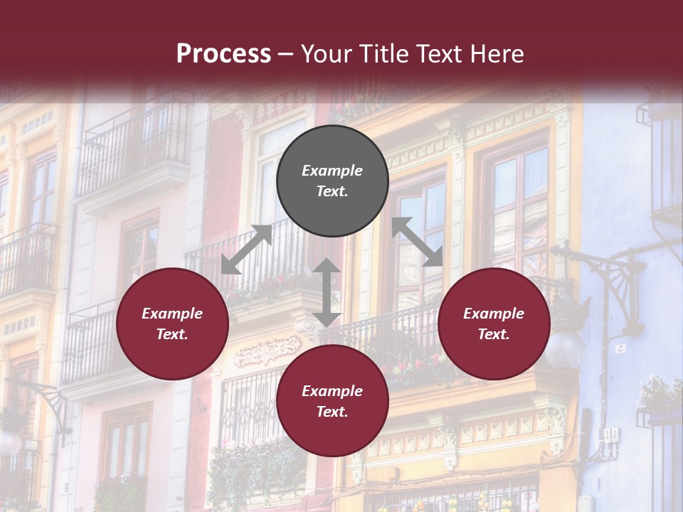 View Downtown Urban PowerPoint Template