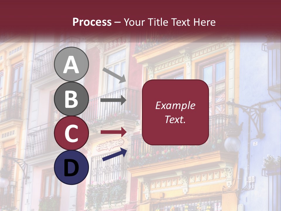 View Downtown Urban PowerPoint Template
