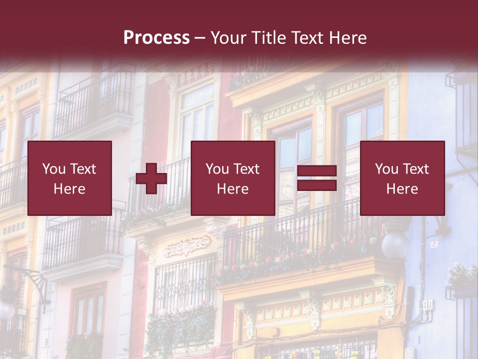 View Downtown Urban PowerPoint Template