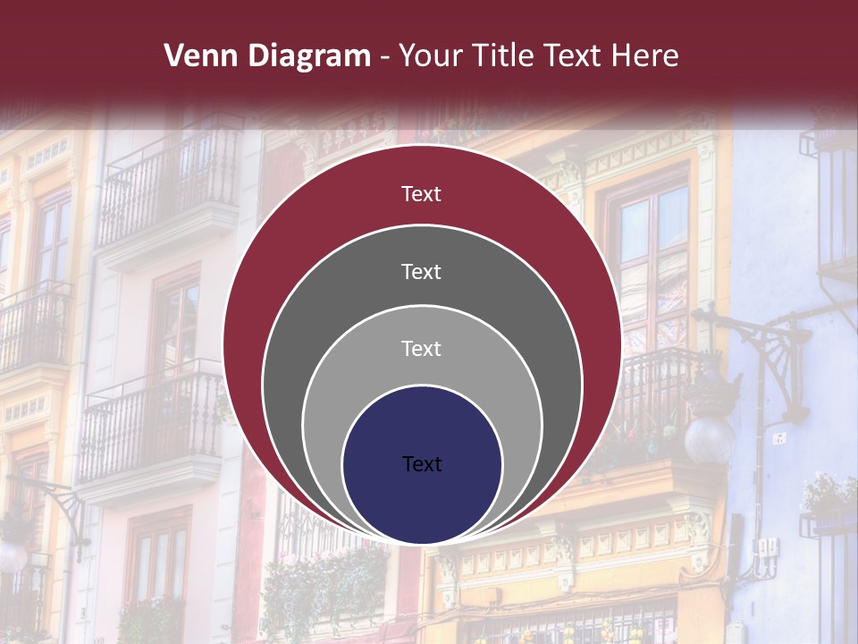 View Downtown Urban PowerPoint Template