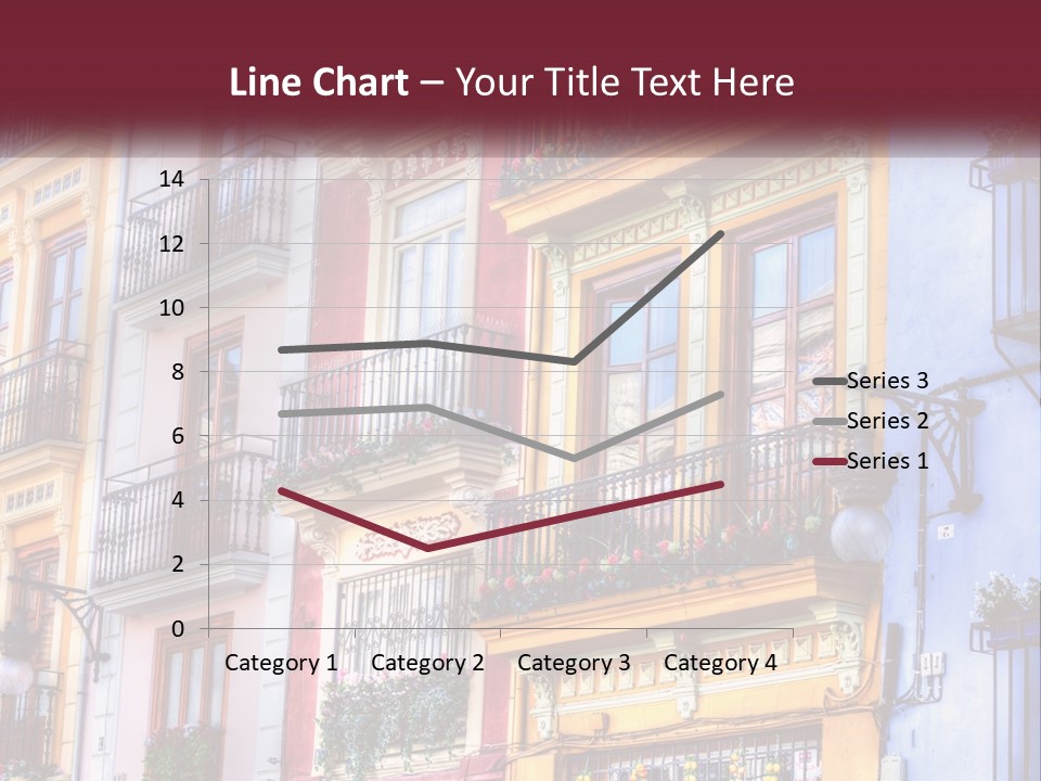 View Downtown Urban PowerPoint Template