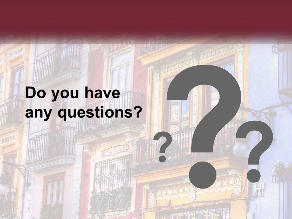 View Downtown Urban PowerPoint Template