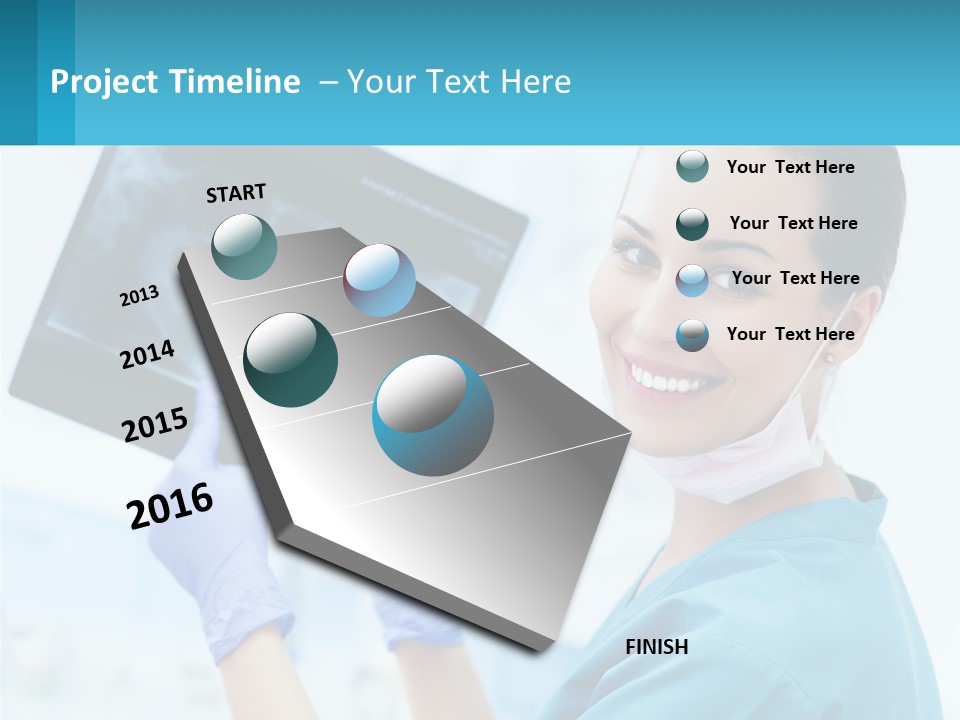 Environment Globe View PowerPoint Template