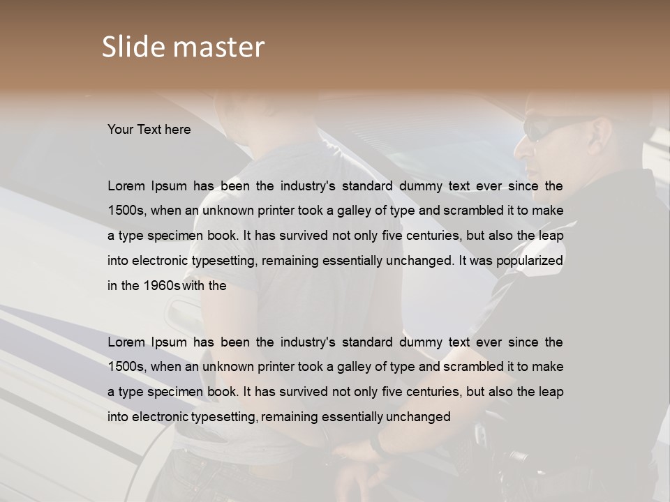 Background Architecture View PowerPoint Template