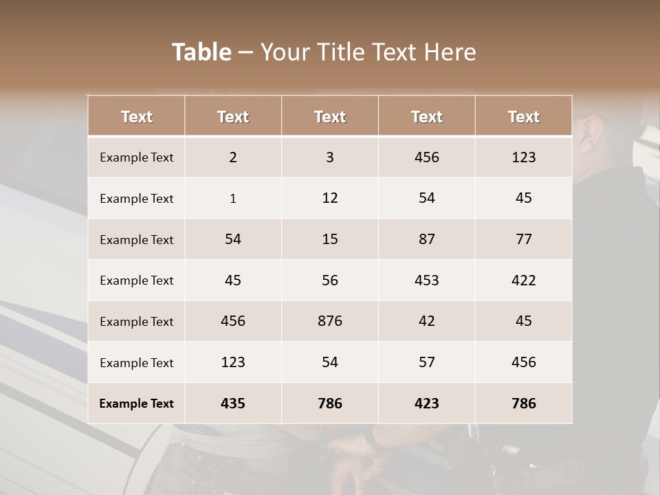 Background Architecture View PowerPoint Template