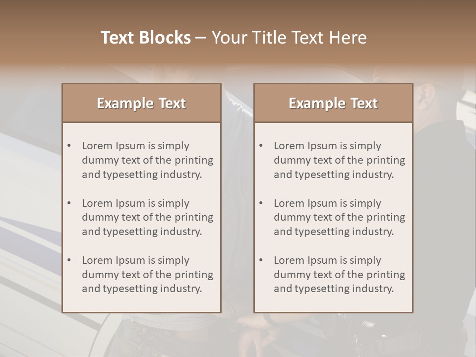 Background Architecture View PowerPoint Template
