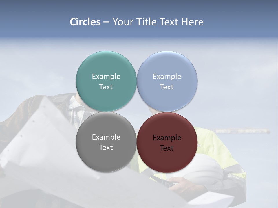 Construction Shape Architect PowerPoint Template