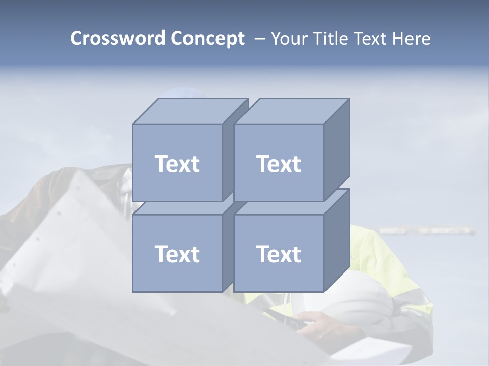 Construction Shape Architect PowerPoint Template