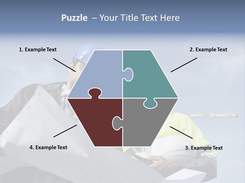 Construction Shape Architect PowerPoint Template