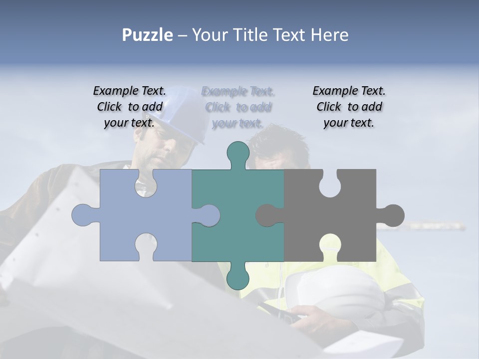 Construction Shape Architect PowerPoint Template