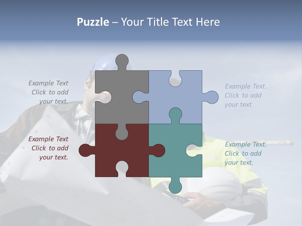 Construction Shape Architect PowerPoint Template