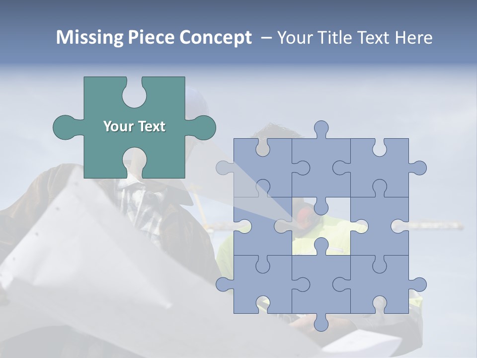 Construction Shape Architect PowerPoint Template