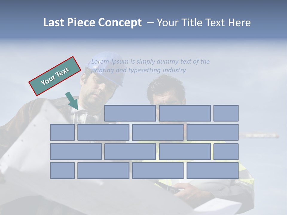 Construction Shape Architect PowerPoint Template