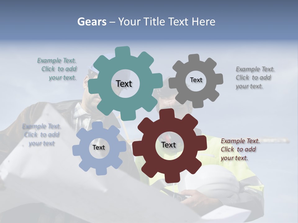 Construction Shape Architect PowerPoint Template