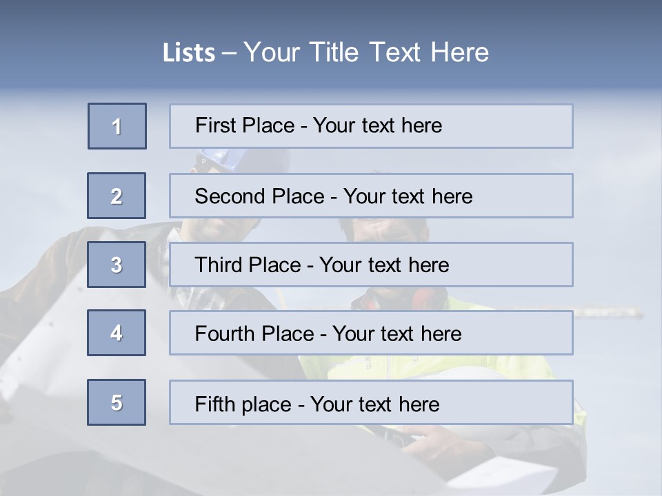 Construction Shape Architect PowerPoint Template