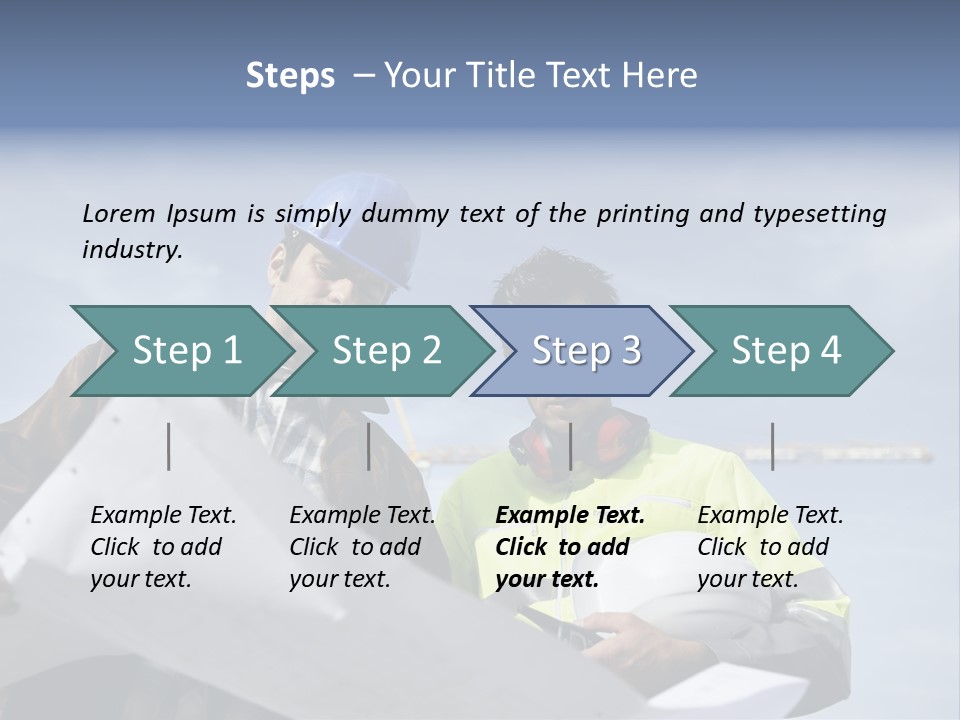 Construction Shape Architect PowerPoint Template