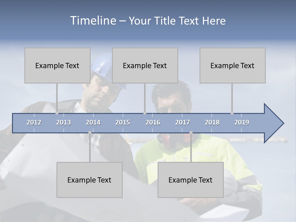 Construction Shape Architect PowerPoint Template