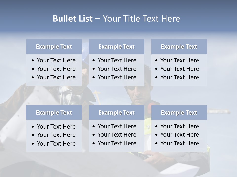 Construction Shape Architect PowerPoint Template