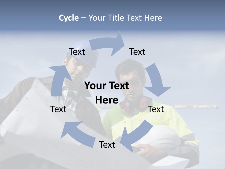 Construction Shape Architect PowerPoint Template