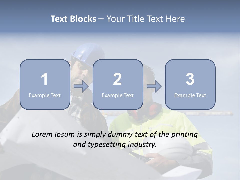 Construction Shape Architect PowerPoint Template