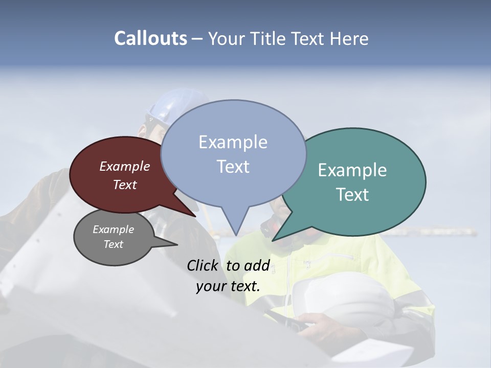 Construction Shape Architect PowerPoint Template