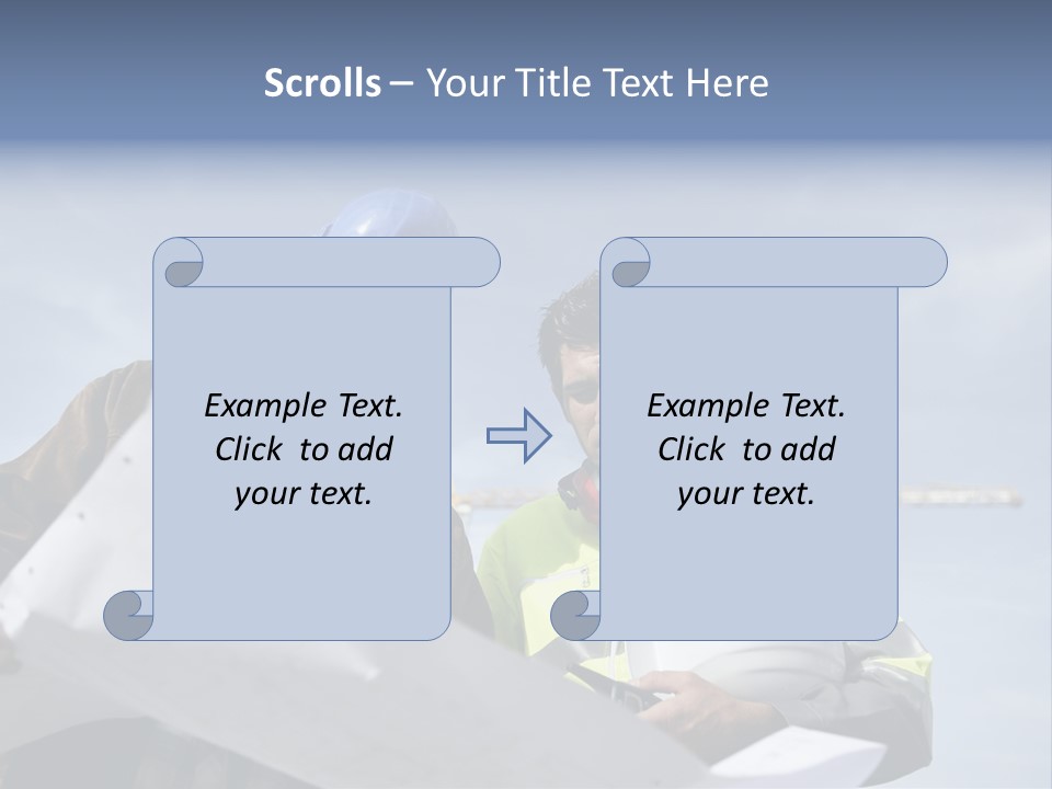 Construction Shape Architect PowerPoint Template